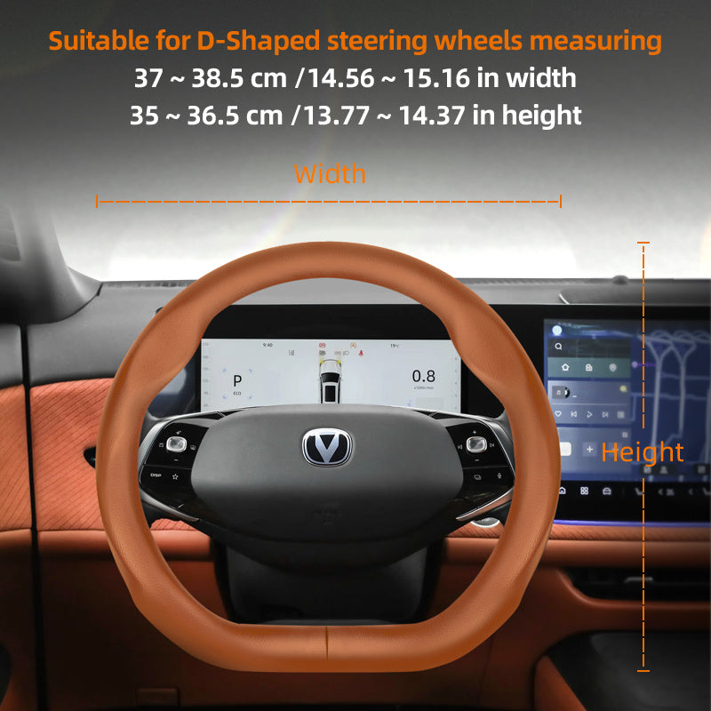 Universal Breathable PU Leather Steering Wheel Cover for Cars Black Burgundy Brown
