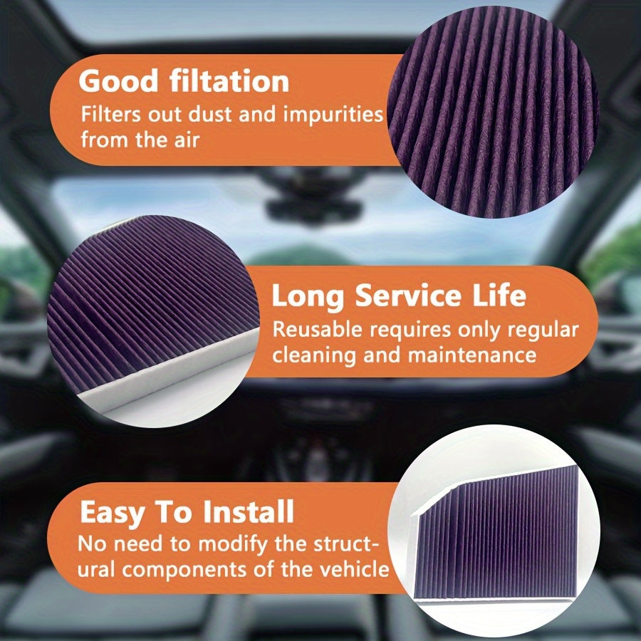 Premium Activated Carbon Cabin Air Filter for Tesla Model X High Efficiency Replacement