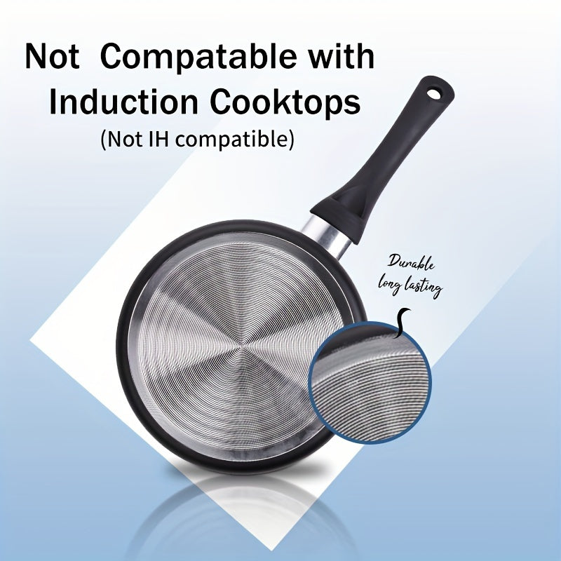 15-Piece Nonstick Cookware Set with Ceramic Finish Aluminum Soup Pot Frying Pans