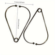 Qo'llar, oyoqlar, kalfalar uchun mos 4 ta zanglamas po'latdan yasalgan akupressura massaj halqalari. Yurak shaklidagi dizayn, ko'chma mushaklarni bo'sashtirish vositasi.