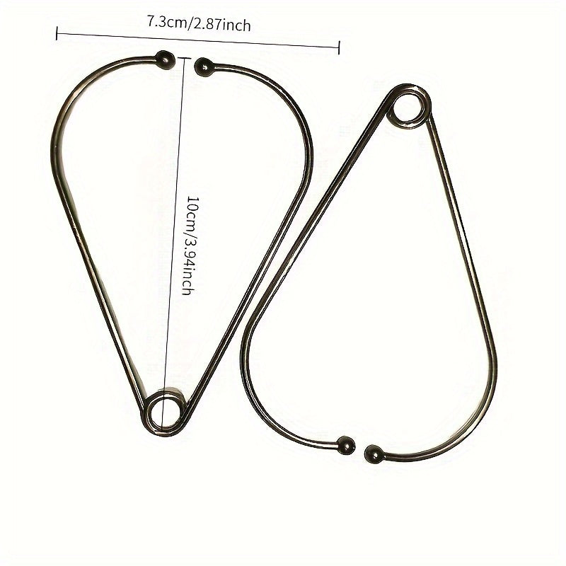 Stainless Steel Acupressure Massage Rings Set for Hands Feet Calves Heart-Shaped Portable Muscle Relaxation