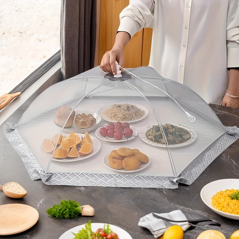Adjustable Mesh Food Cover Foldable Reusable Dining Table Protector