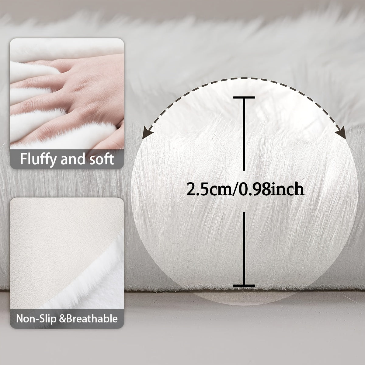 Oq Bulut Shaklidagi Gilam, Minimalistik Uslubdagi Tashqi Gilam, Yengil va Mashinada Yuviladigan Pol Qoplamasi, Uy Dekoratsiyasi Uchun Mukammal, Yotoqxona Aksessuari, Bahor Sovg'asi