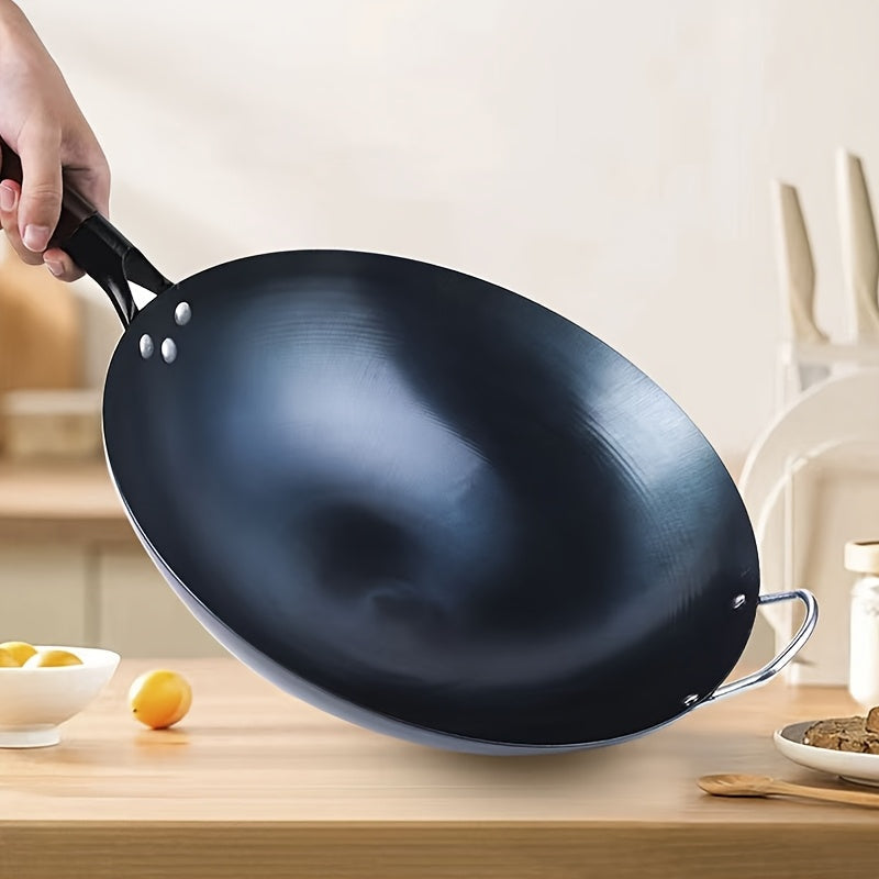 Cast Iron Skillet Non-Stick Fry Pan with Rust-Resistant Nitriding Bottom 10 Inch for Home Cooking