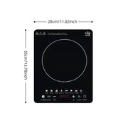 220V Induction Cooktop with Precision Temperature Control Easy to Clean Oil Resistant