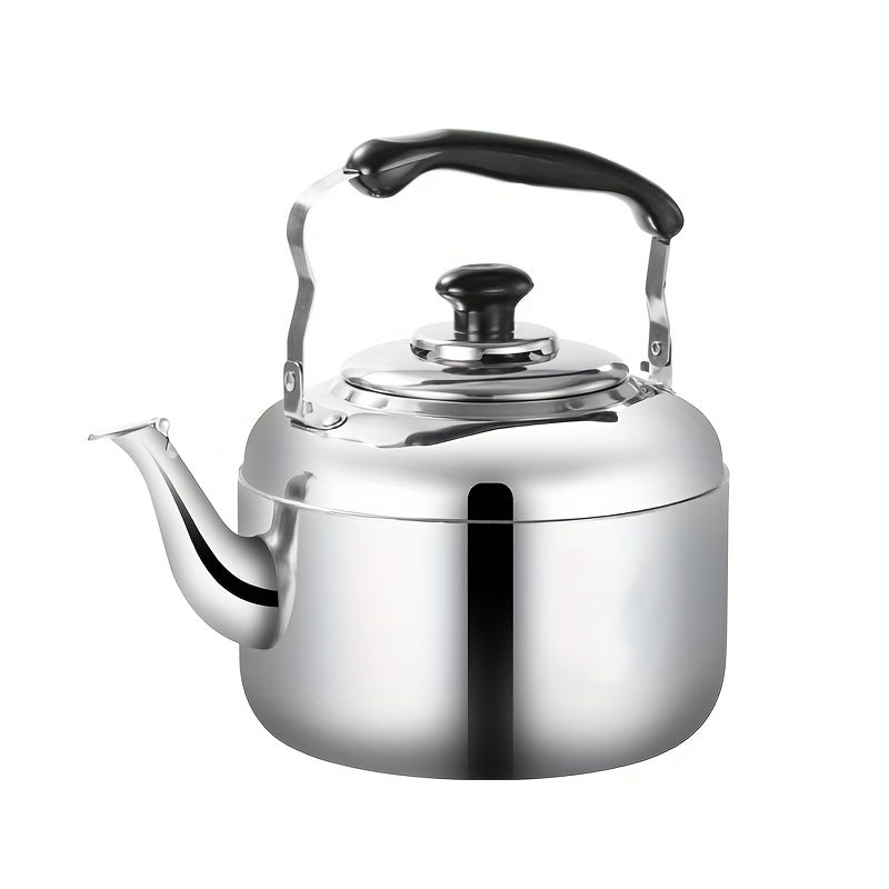 Stainless Steel 4L Tea Kettle for Gas and Electric Stoves, Large Capacity
