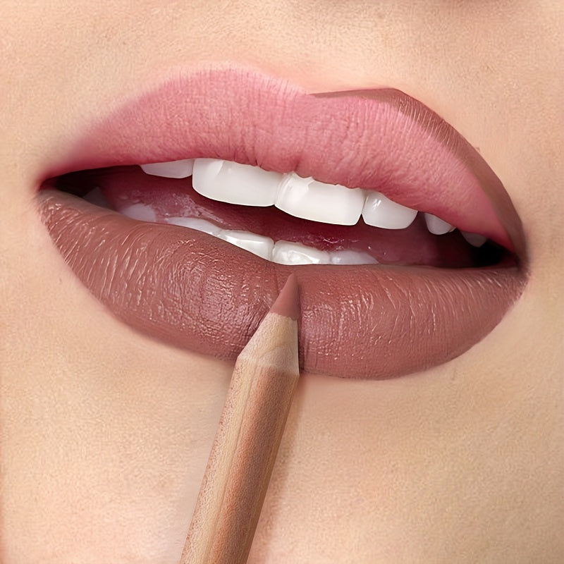 Set de perfiladores de labios mate impermeables para mujer, 24 colores, lápiz de labios de larga duración