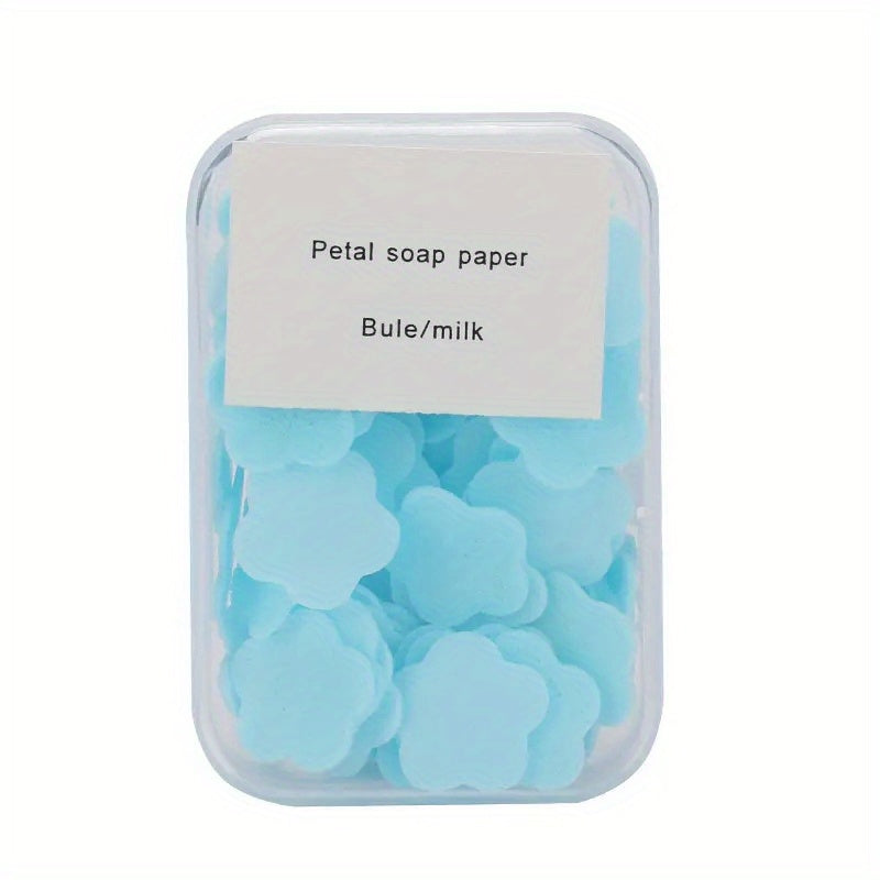 100 Pcs Portable Scented Foaming Hand Soap for Travel Brightening Rose