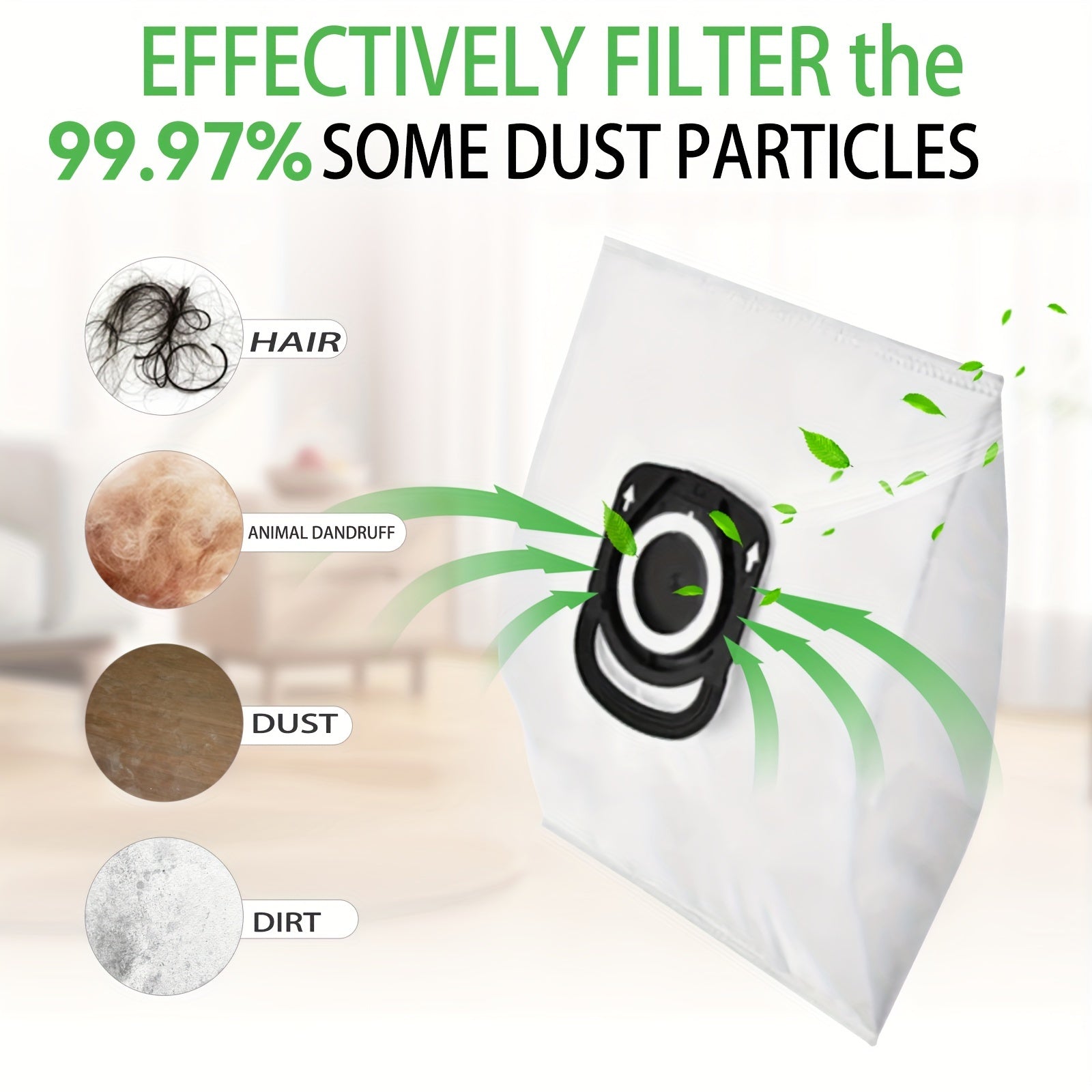 7-Donali changyutgich sumkasi almashtirish to'plami Power va Silence Force modellari uchun