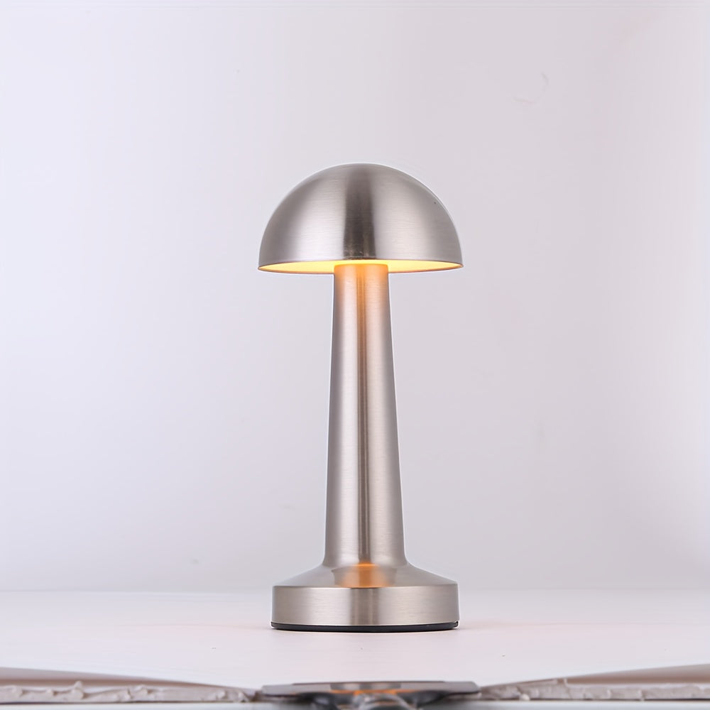 Lámpara de mesa LED recargable con control táctil, ajustable en brillo, 3 niveles de brillo, lámpara de noche para la cama