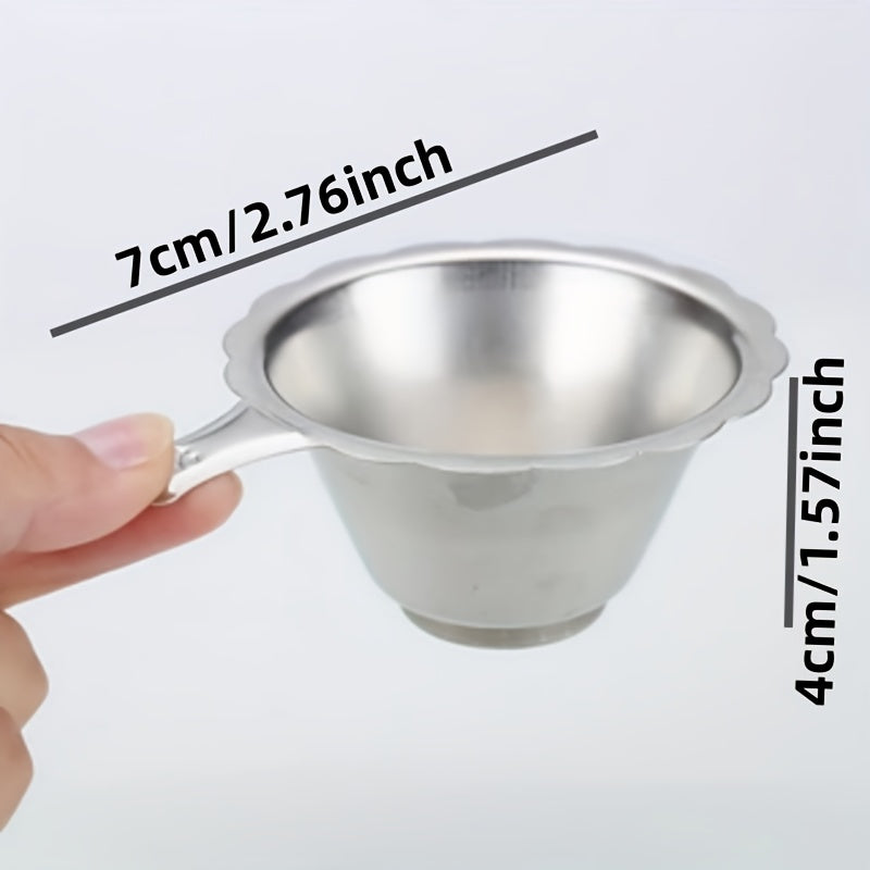 Set of 2 Stainless Steel Tea and Coffee Infusers Fine Mesh Strainers for Loose Leaf and Ground Brewing