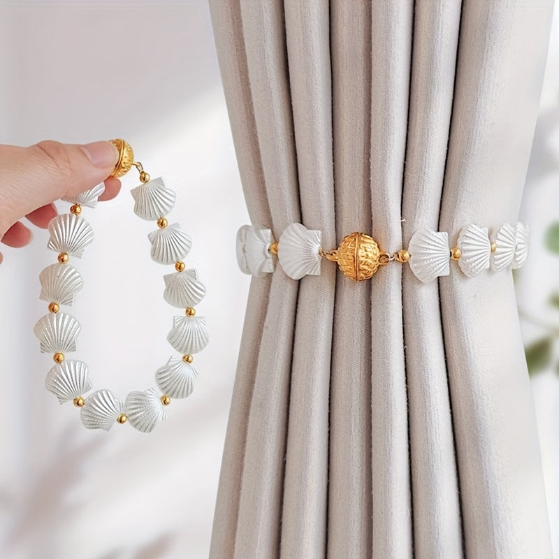 2 ta Magnit Pardalar Tashuvchisi - Uy Bezash uchun Ideal - Yotoqxona va Mehmonxona Bezash uchun - Ushbu Pardalar Tashuvchilari Bilan Uyingizni Yaxshilang - Pardalarni Osonlik Bilan Qo'llab-quvvatlang