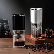 Adjustable Thickness Fully Automatic Portable Coffee Grinder Small Electric Java Mill