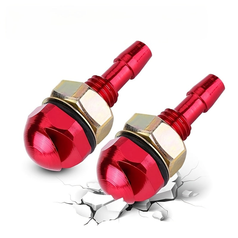 2pcs Aluminum Alloy Wiper Spray Nozzle Car Windshield Washer Nozzles Kit