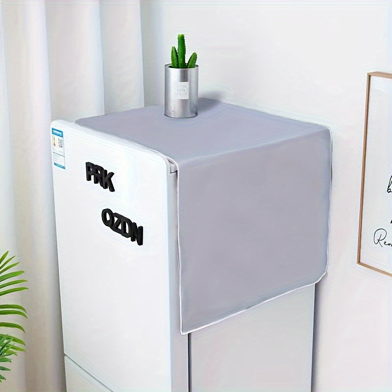 Funda para nevera de tela Oxford impermeable, a prueba de aceite, polvo y agua, para puertas simples o dobles