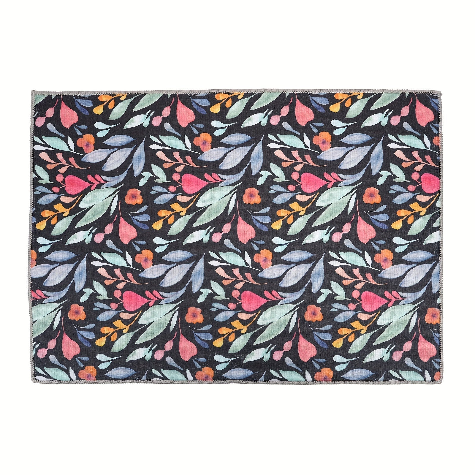 Heat Resistant Non-Slip Dish Drying Mat Washable Kitchen Placemat 38.1x50.8 cm