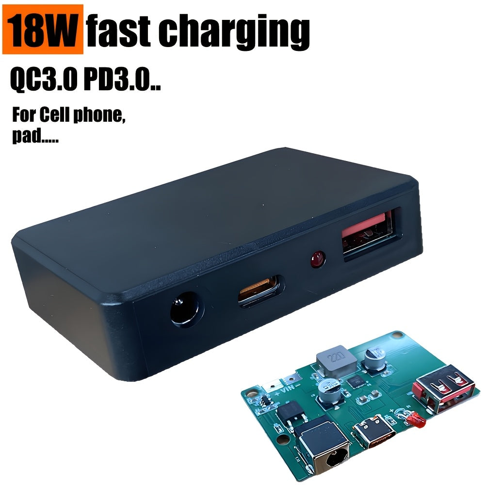 Convertidor alimentado por energía solar 6V-24V entrada doble USB 5V 3A salida plástico