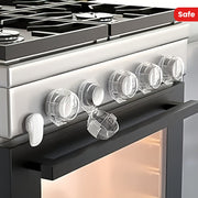 Stove Knob Covers with Enhanced Buckle Design for Gas Ovens Safety