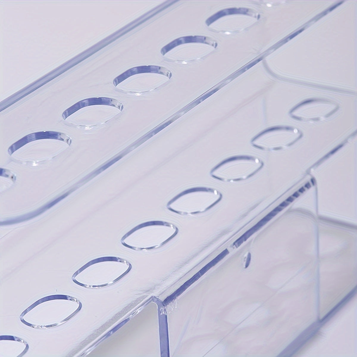 Acrylic Tweezers Organizer Stand, Transparent Lab Tool Holder for Precision