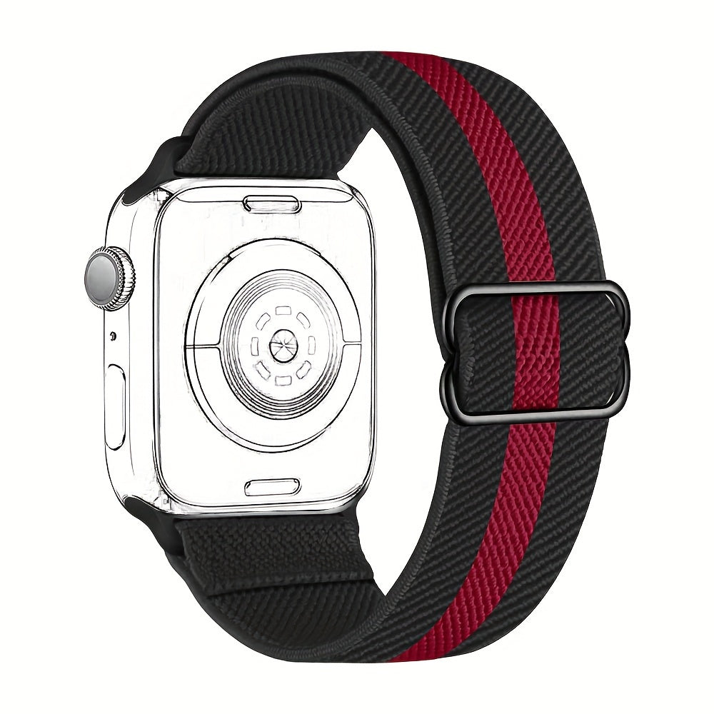 Плетёный нейлоновый спортивный ремешок для часов Apple Watch Series 1-9 SE Ultra 38мм-49мм унисекс