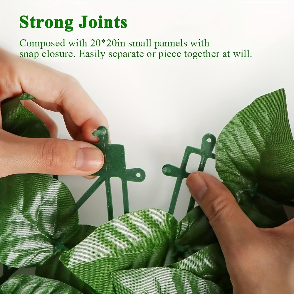 Sun'iy ivy maxfiy devor devor ekran 203x300cm Yashil tashqi ichki bog' dekor