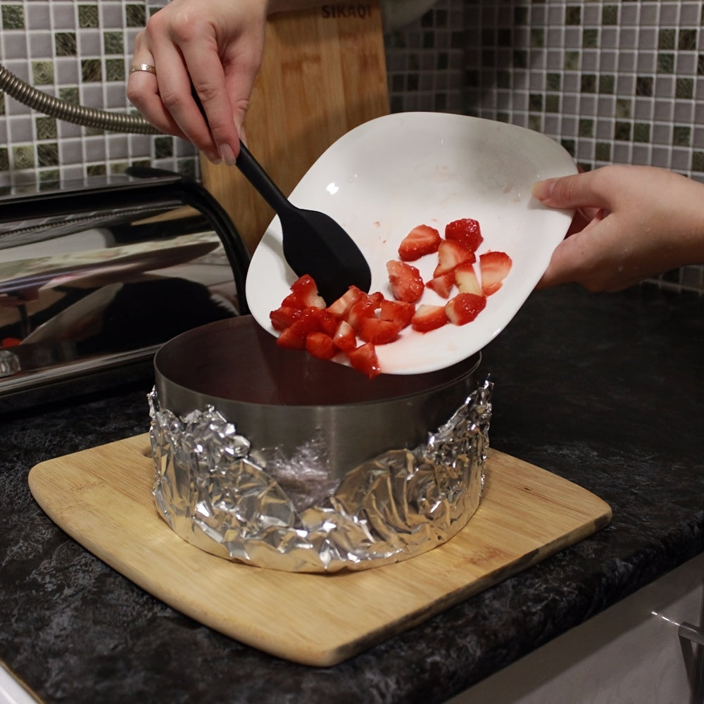 Adjustable Stainless Steel Mousse Ring for 6-12 Inch Round Cake Mold