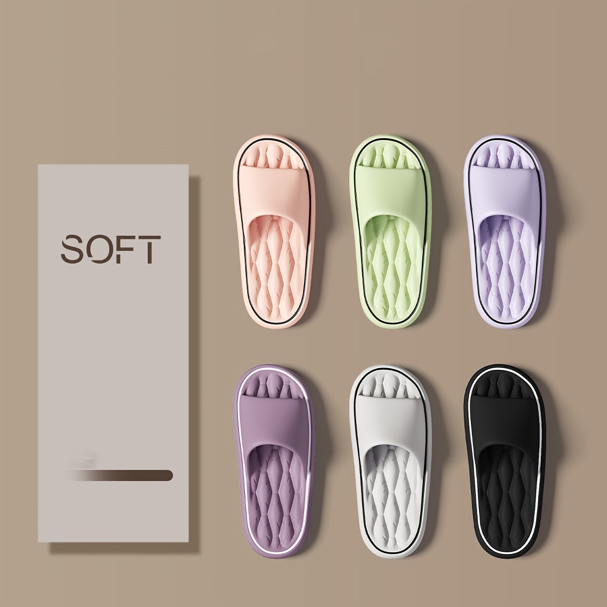 Erkaklar uchun 48-49 o'lchamdagi chiziqli slip-on uy poyabzallari, sirpanmaydigan taglik bilan, uyda yoki dushda foydalanish uchun mukammal.