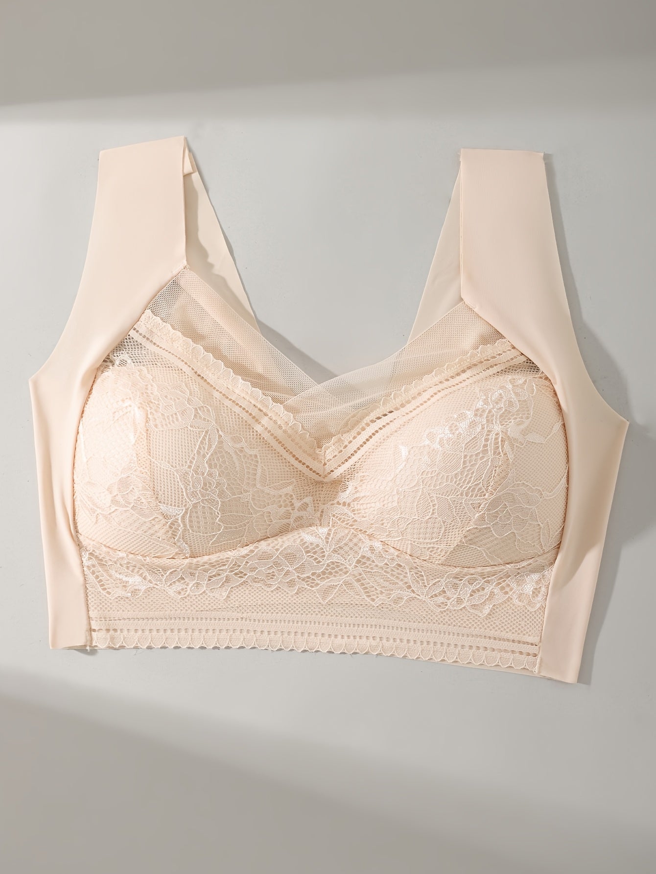 6 ta ayollar uchun nafis dantel push-up brasslar to'plami, to'liq qoplama va simsiz, mashinada yuvish mumkin