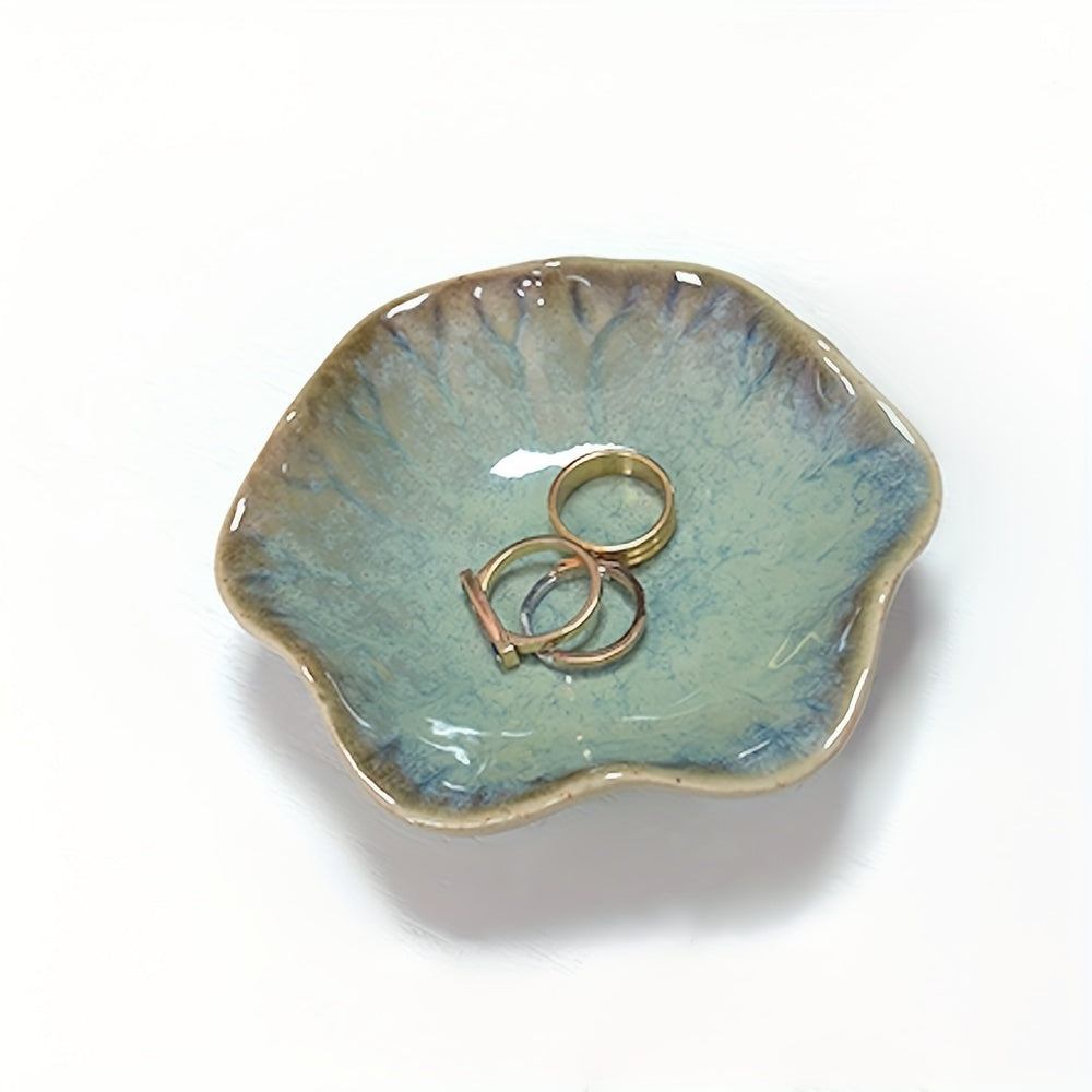 Маленькая керамическая подставка для украшений для хранения и домашнего декора