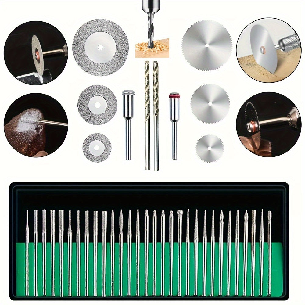 84-Piece USB Model Tool Set for Cutting Engraving Polishing and Grinding