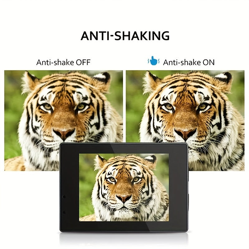 1080P HD Sports Action Camera with 2-Inch Screen 140° Wide Angle Kit 8GB 32GB SD Cards