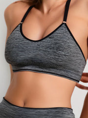 Plus Size Women Seamless Sports Bra Breathable Supportive Yoga Casual