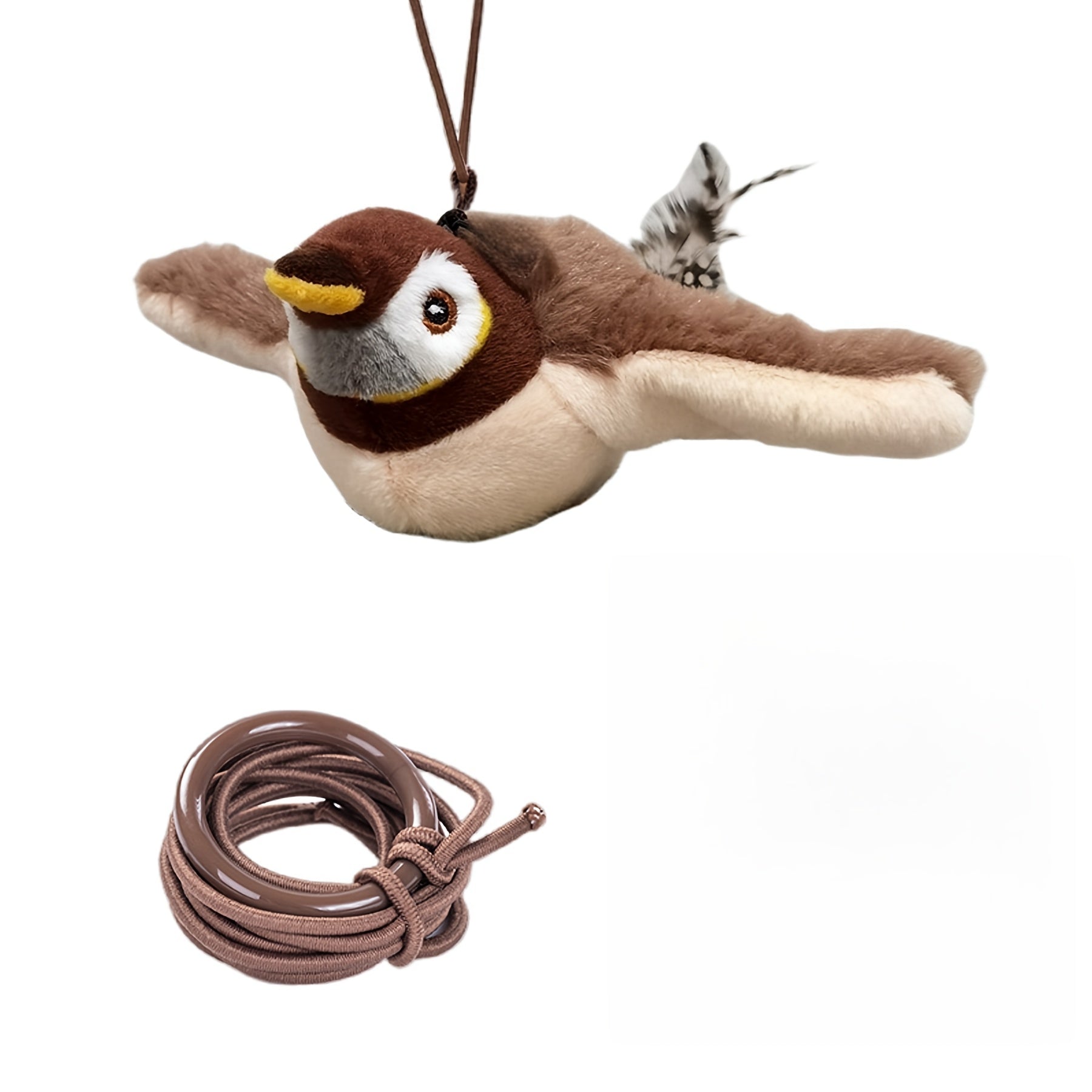 Interactive Electric Cat Toy with Bird Sounds and Movements for All Breeds