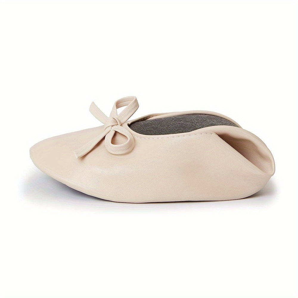Women's Foldable Ballet Flats Wedding Party Roll-Up Slippers Comfortable Shoes