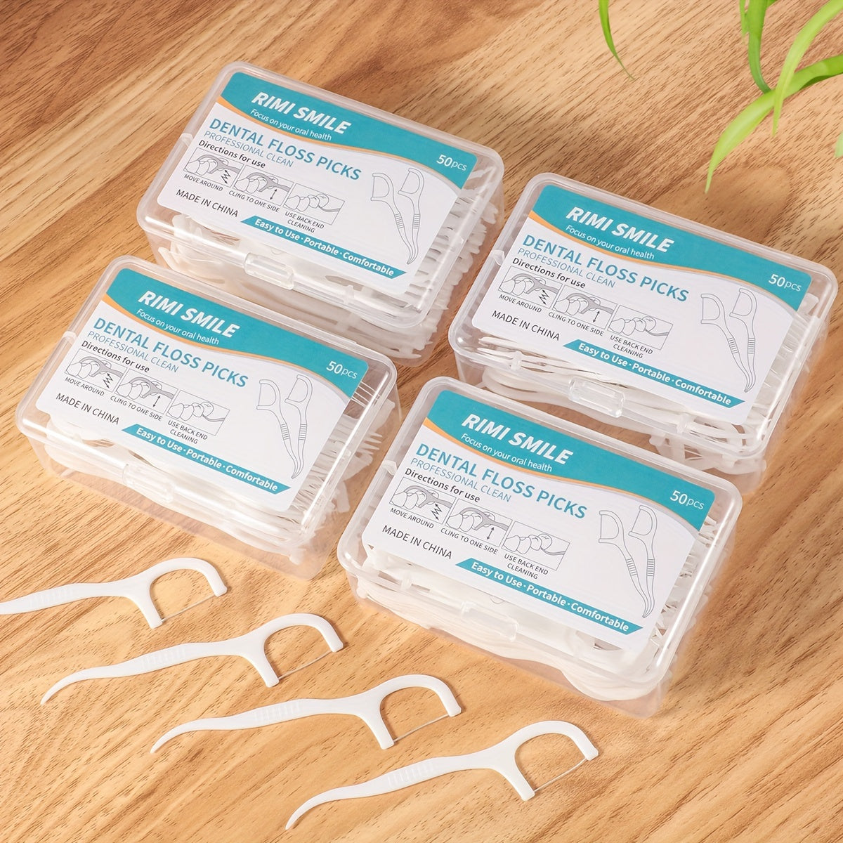 Dental Floss Sticks Interdental Cleaning 50/150/300 Pcs Portable Deep Cleaning