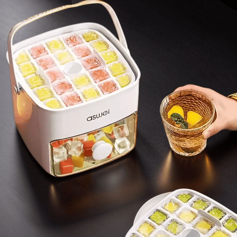 Портативный ледогенератор на 48 ячеек для холодильника и напитков, компактный инструмент для виски и коктейлей