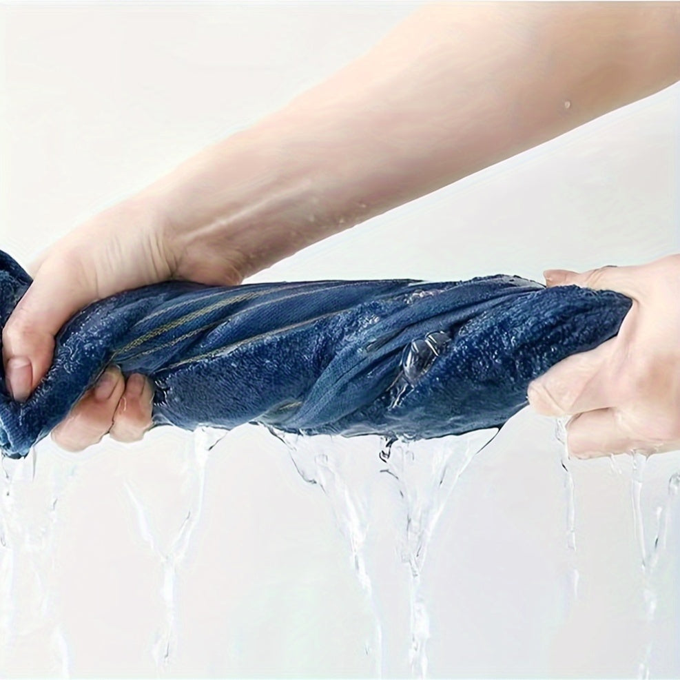 Juego de 3 toallas de baño de algodón a rayas, de secado rápido y súper absorbentes para baño