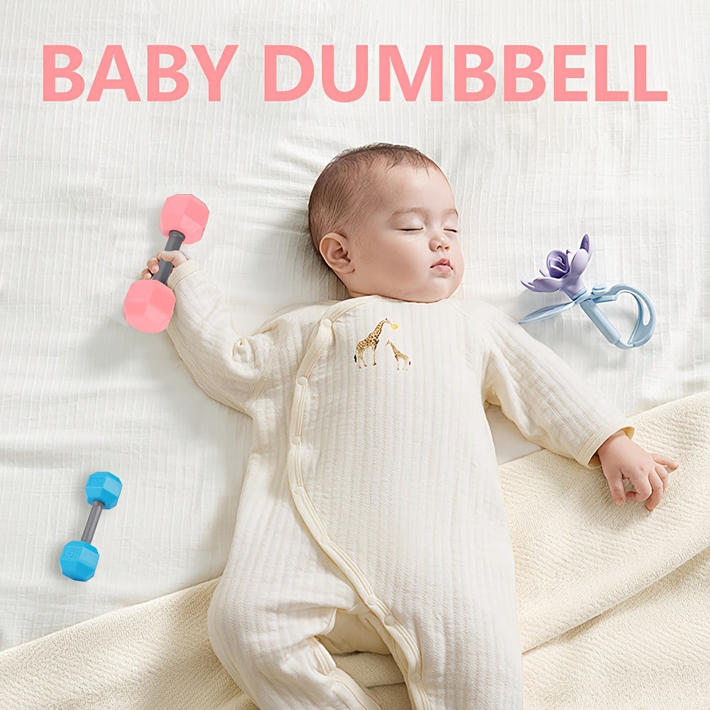 2 ta Bolalar Mini Dumbbell O'yinchoqlari Sensor xususiyatlari bilan