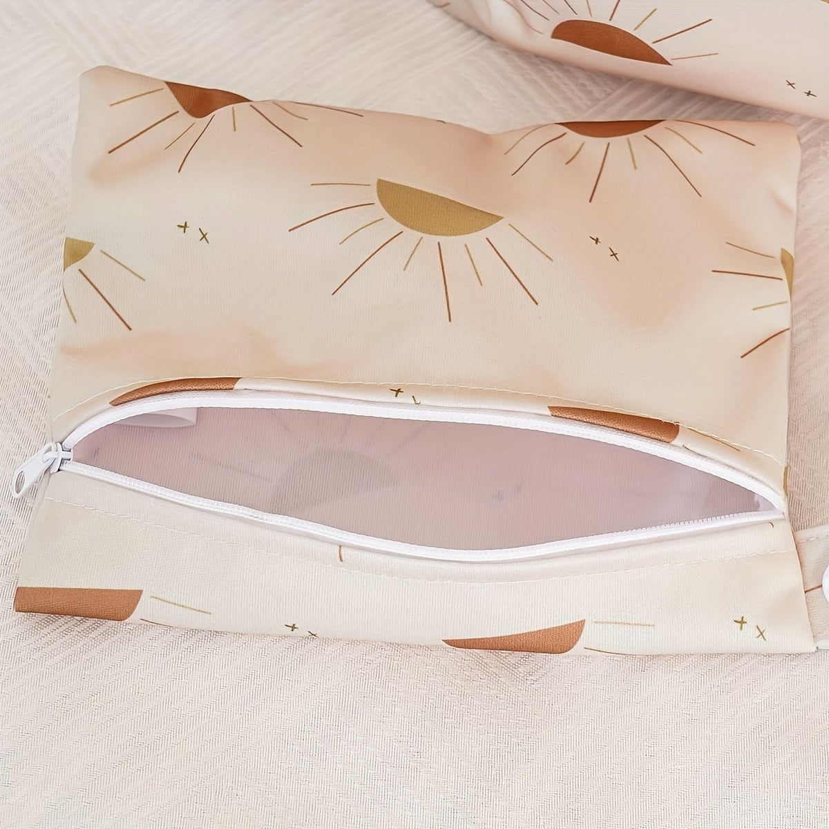 Три штуки сумок Rainbow Sun Print Wet Dry Bags, водонепроницаемая сумка для подгузников и портативная сумка для хранения