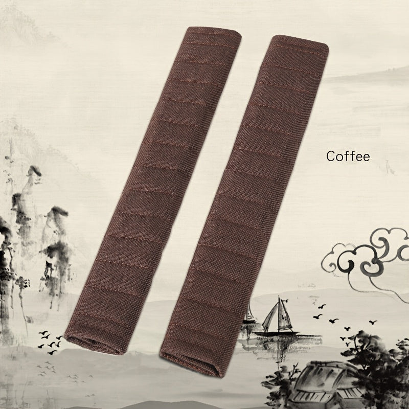 2pcs Car Seat Belt Shoulder Protectors Breathable Comfortably Lengthened