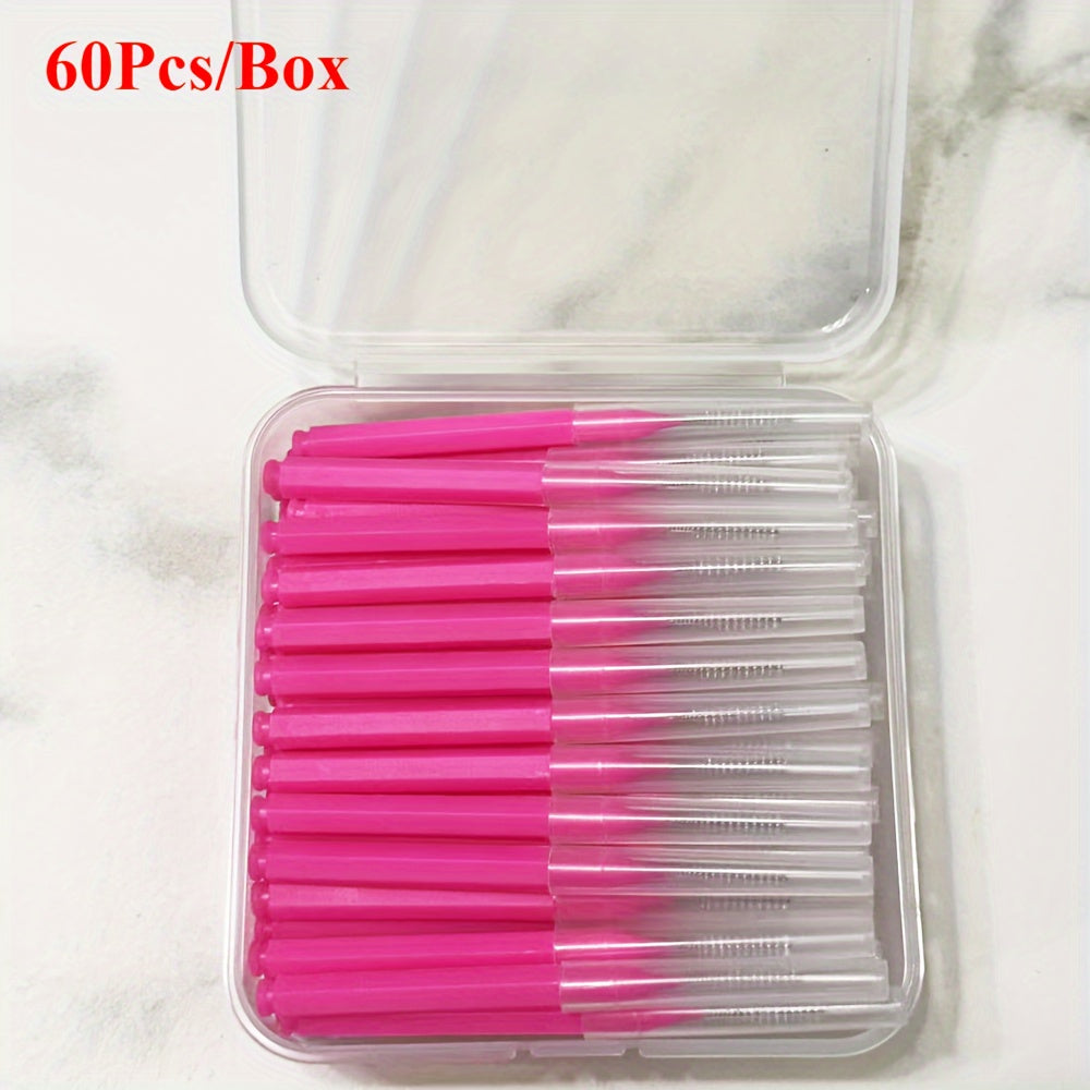 Interdental Brushes 60/120pcs Dental Flossing Tools for Oral Hygiene