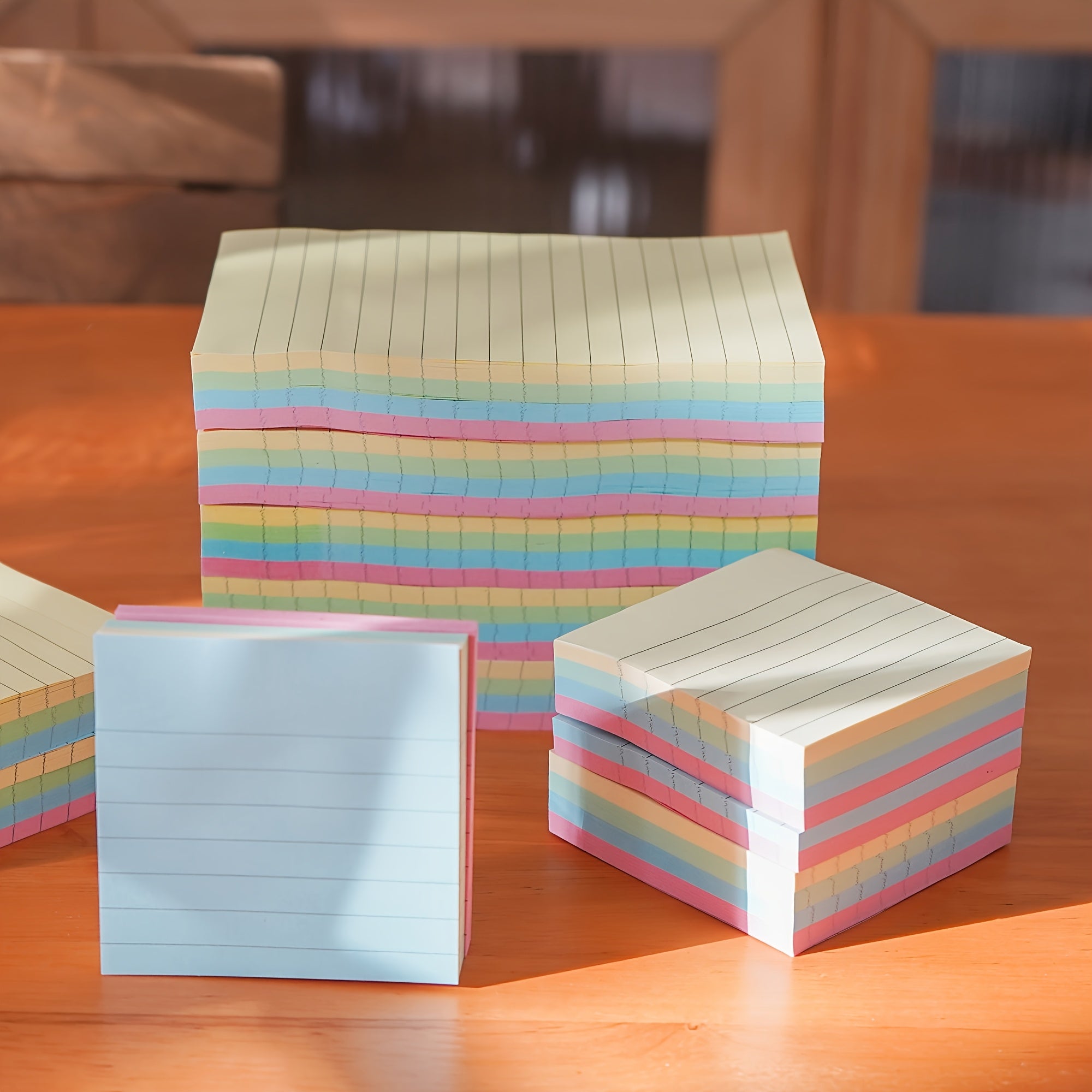 100-Sheet Sticky Note Pad with 4 Colors Compact Office School Supplies
