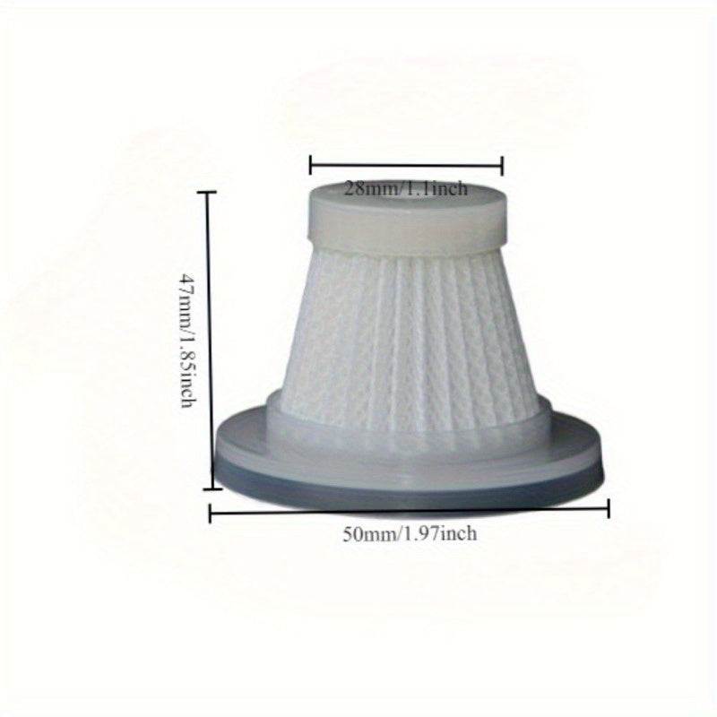 2 dona yuviladigan avtomobil vakuum filtri to'plami HEPA almashtirish uchun qo'lda modellari