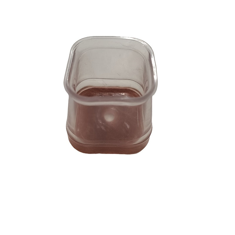 8 dona kvadrat mebel stakanlari to'plami, felt bilan qoplangan, sirpanmaydigan, stul oyoqlarini himoya qilish uchun