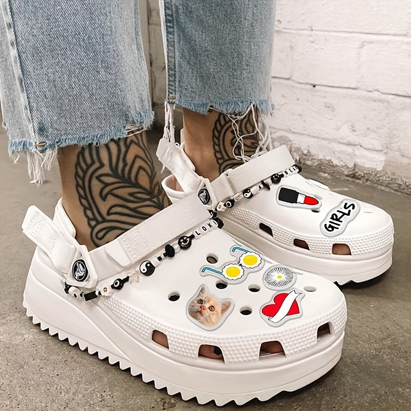 Personalized Acrylic Shoe Charms Custom Photo Shoe Accessories for Kids Adults