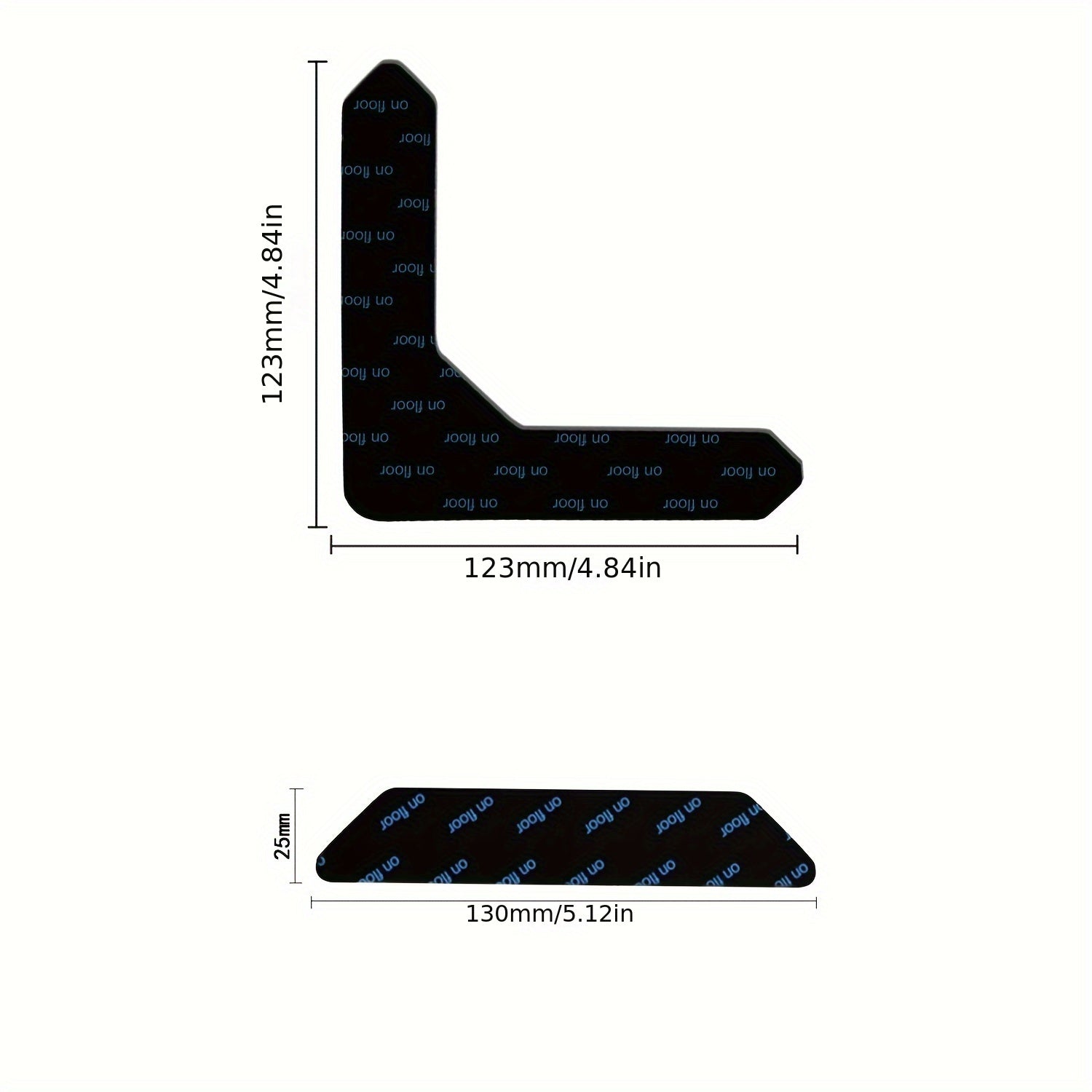 Qayta ishlatiladigan gilam tutqichlari 12 dona, sirpanmaydigan gilam padlari yog'och pol uchun