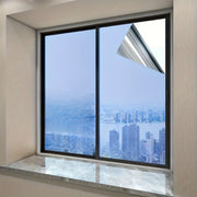 Premium Mirror Window Film Privacy UV Heat Blocking One-Way Daytime Tint