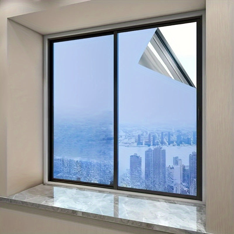 Premium Mirror Window Film Privacy UV Heat Blocking One-Way Daytime Tint