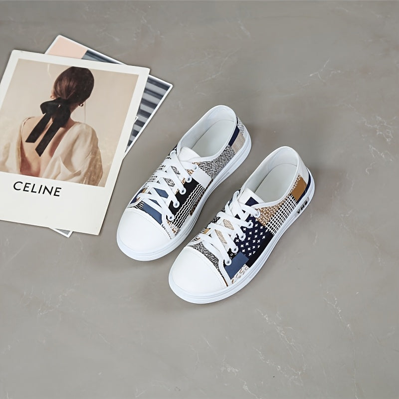 Women's Lace-Up Loafers Soft Sole Casual Shoes Sizes 35-43