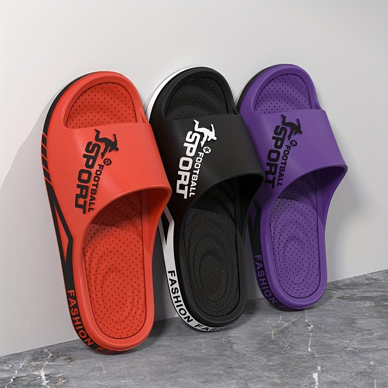 Обувь для мужчин и женщин EVA шлепанцы с мультяшным узором, легко надевающиеся, для дома, улицы и пляжа